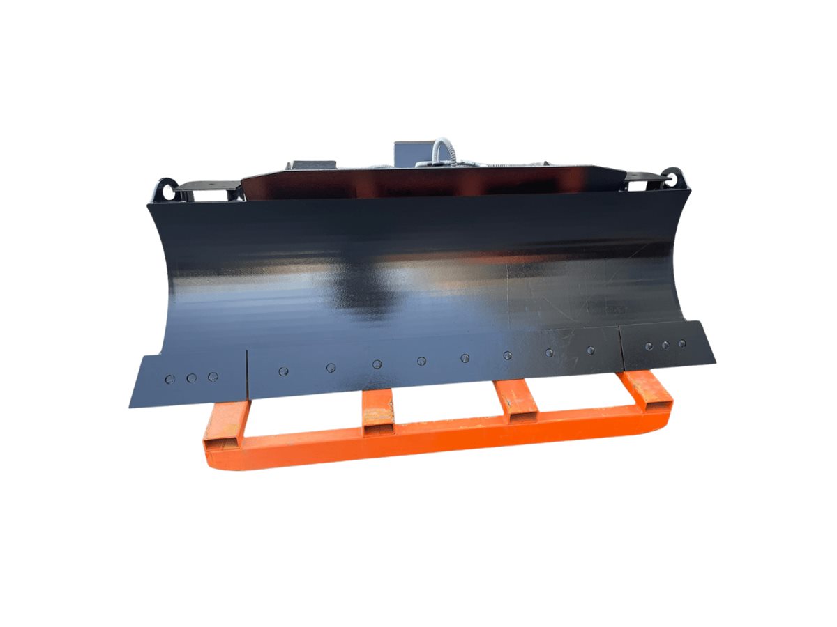 Bedrock skid steer six-way dozer blade